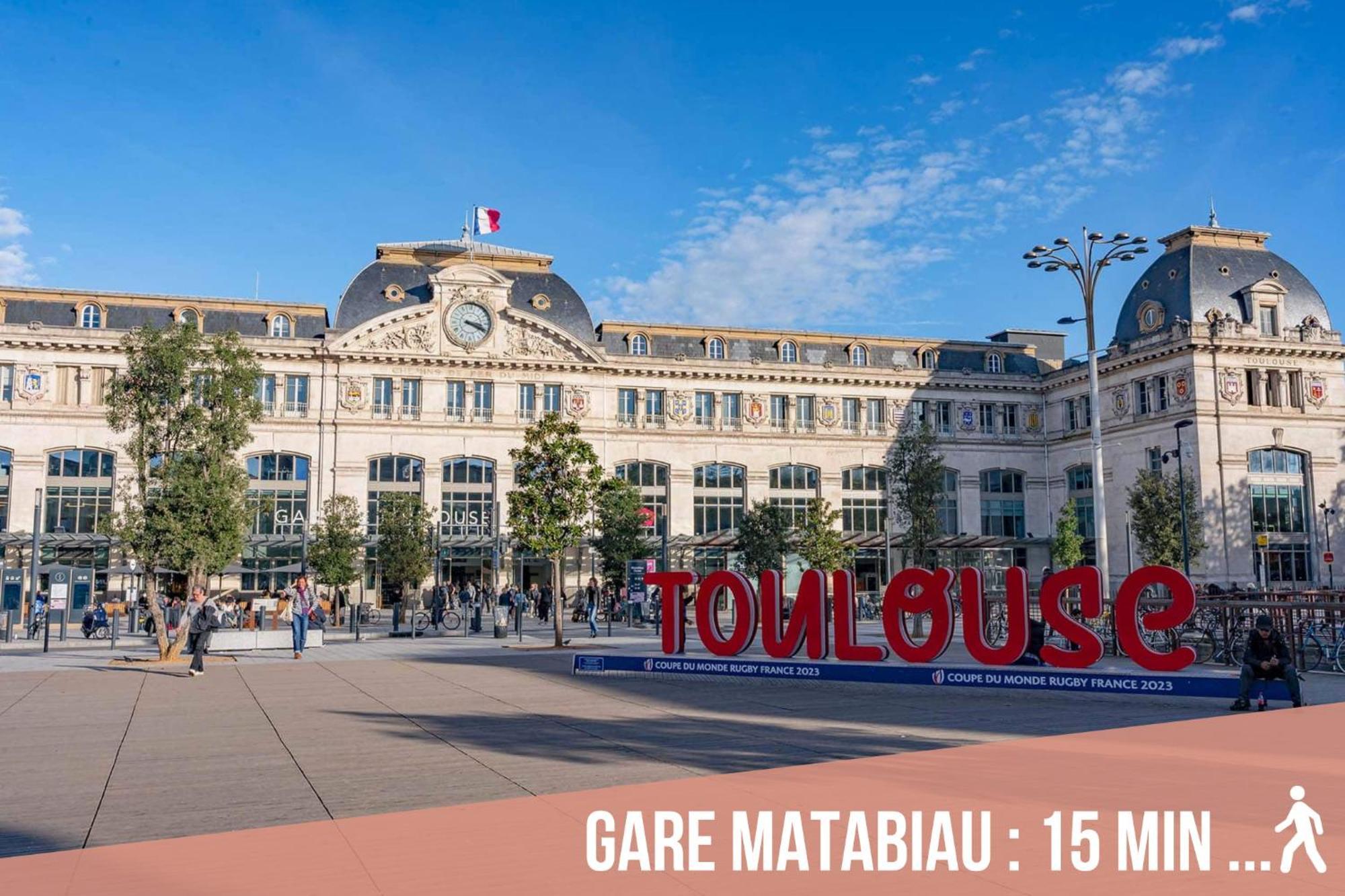 Chartreuse, Clim, Parking, Terrasse Au Calme Apartment ตูลูส ภายนอก รูปภาพ